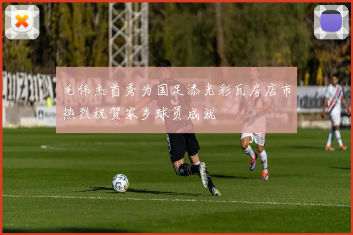 毛伟杰首秀为国足添光彩瓦房店市热烈祝贺家乡球员成就